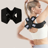 Black Posture Corrector Back Brace
